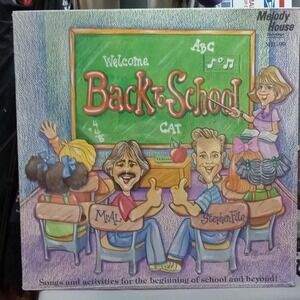 "Back To School" Mr. Al / Stephen Fite Children's 33 vinyl record album SEALED